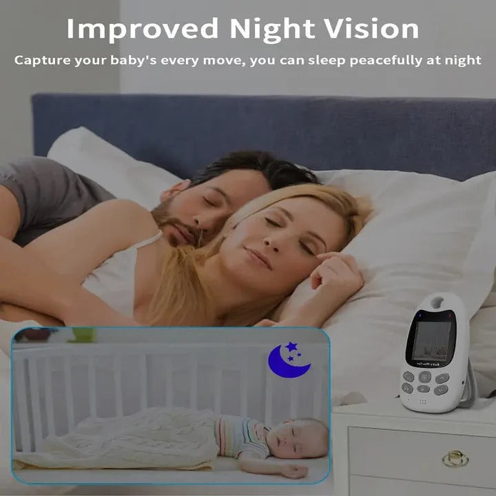 [Hometech] Portable Baby Monitor with Night Vision Camera and Two Way Audio