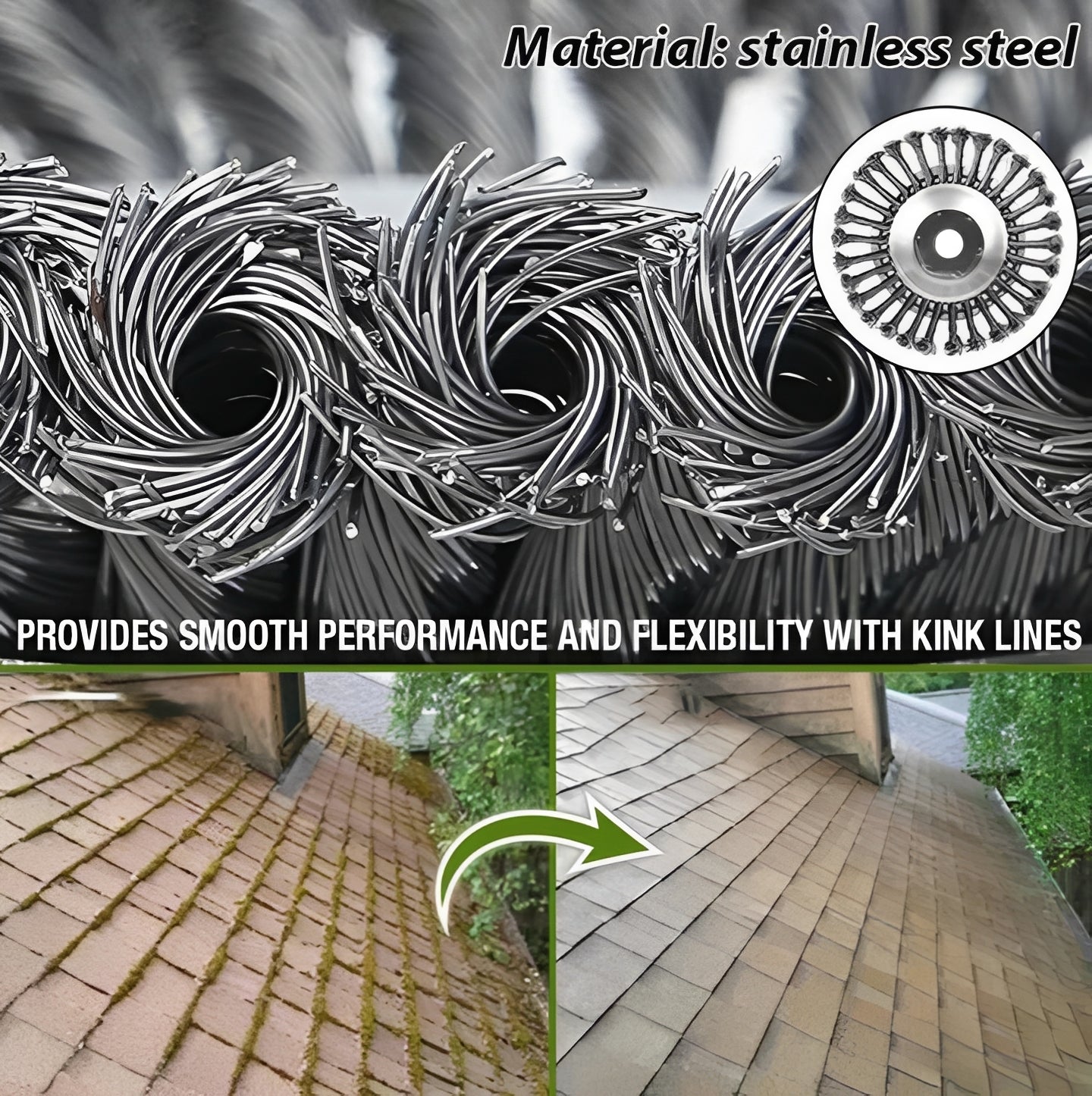 [Hometech] Weed Brush and Trimmer with Carbon Steel Blade