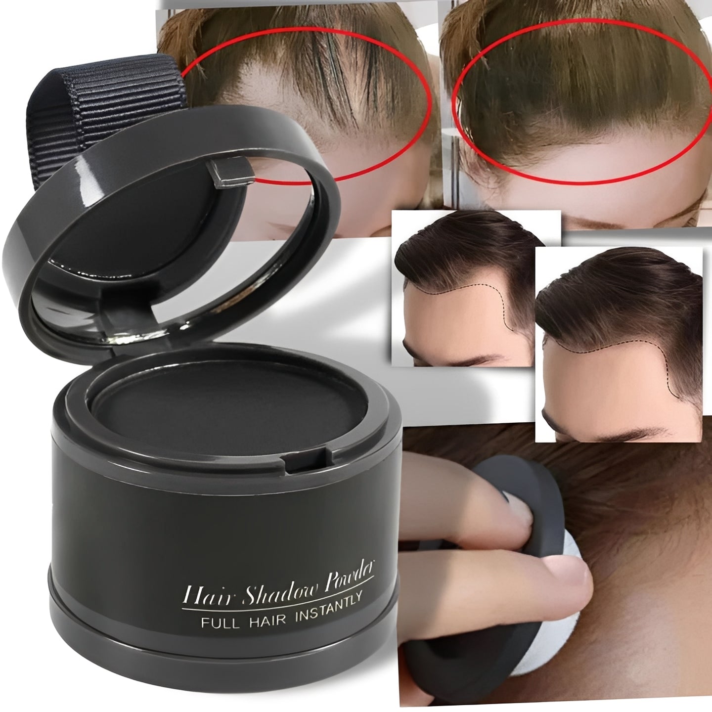 [Hometech] Root Touch Up Concealer Powder for Hair