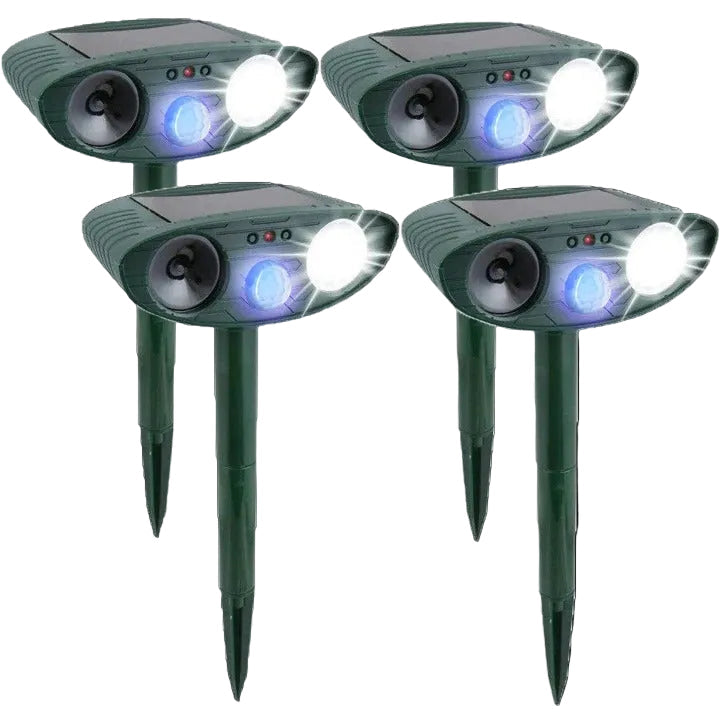 [Hometech] Solar Powered Ultrasonic Rabbit Repeller with Flashing Light