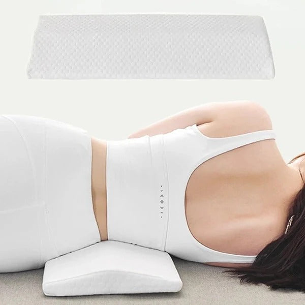 [Hometech] Lower Back Support Pillow with Breathable Mesh Cover