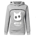[Hometech] Cat Lover Hoodie with Cuddle Pouch for Pets