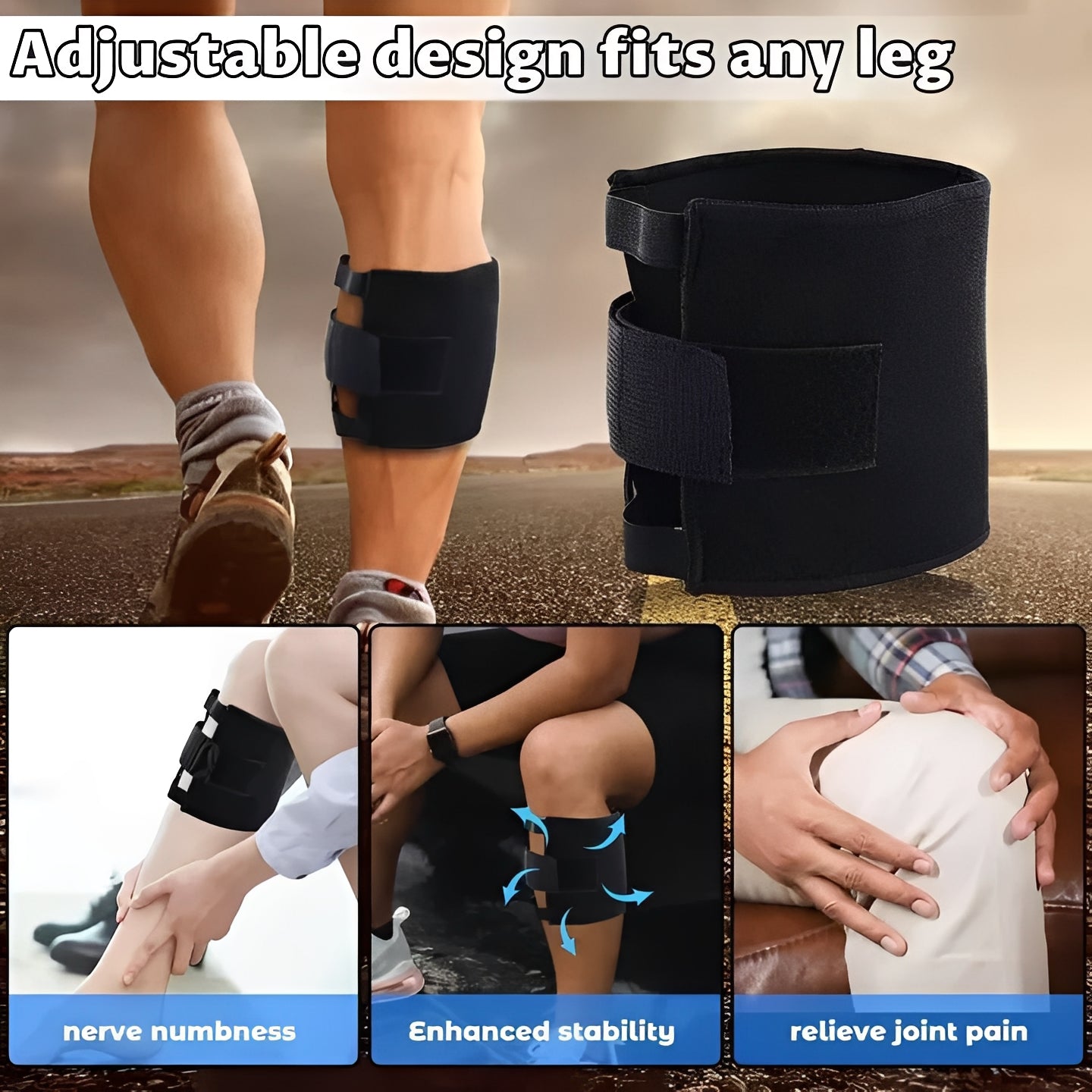 [Hometech] Sciatic Wrap with Adjustable Compression Straps