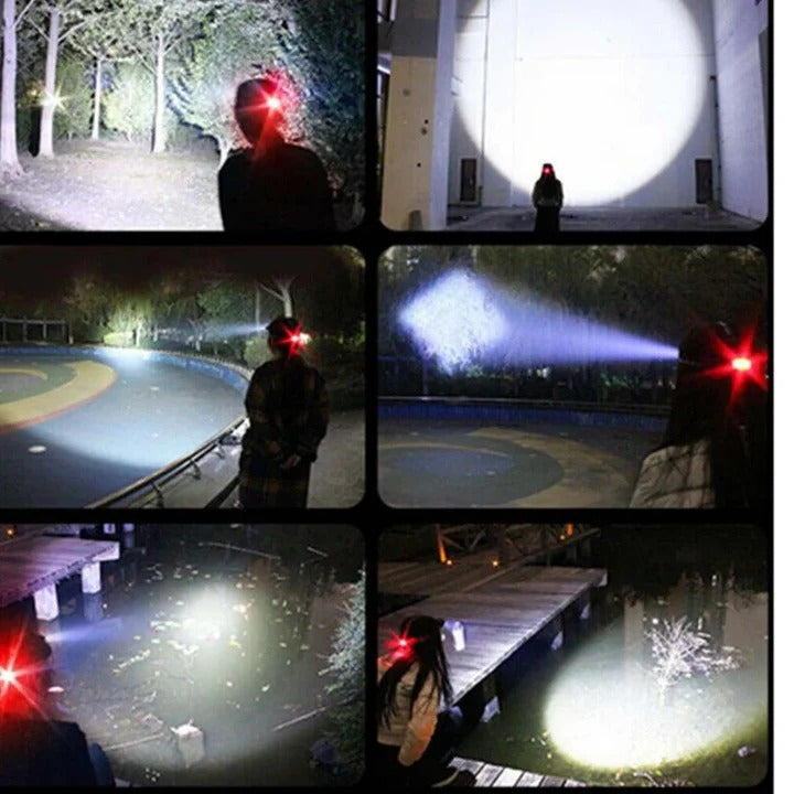 [Hometech] USB Rechargeable LED Headlamp for Hands Free Lighting