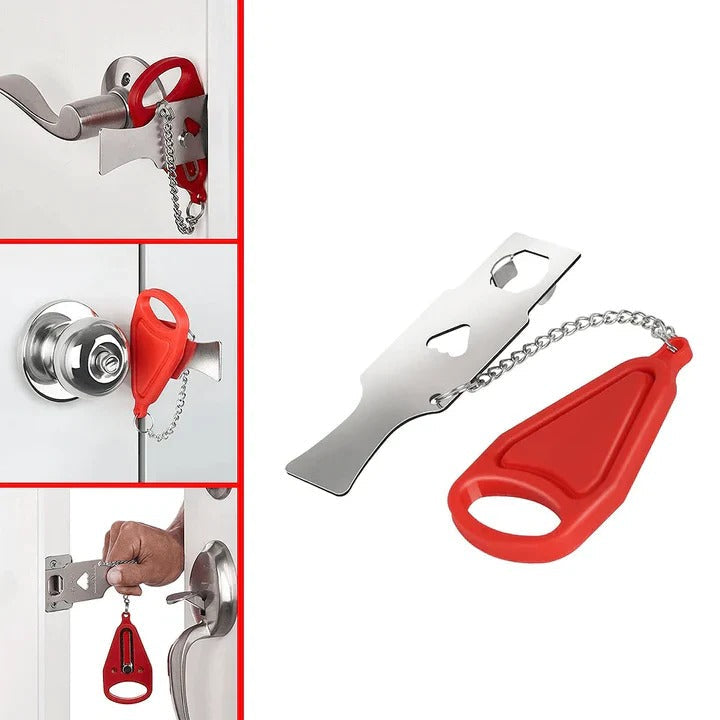 [Hometech] Travel Door Lock with Reinforced Security Bar