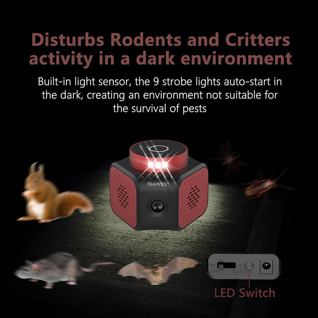 [Hometech] Ultrasonic Pest Repeller for Indoor Rodent Control