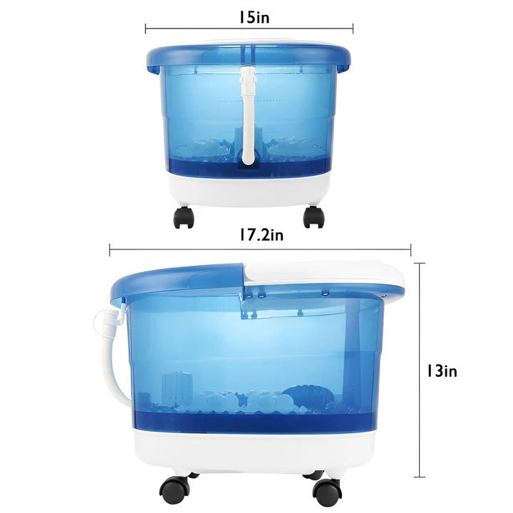 [Hometech] Foot Spa Massager with Heated Water and Bubble Jets