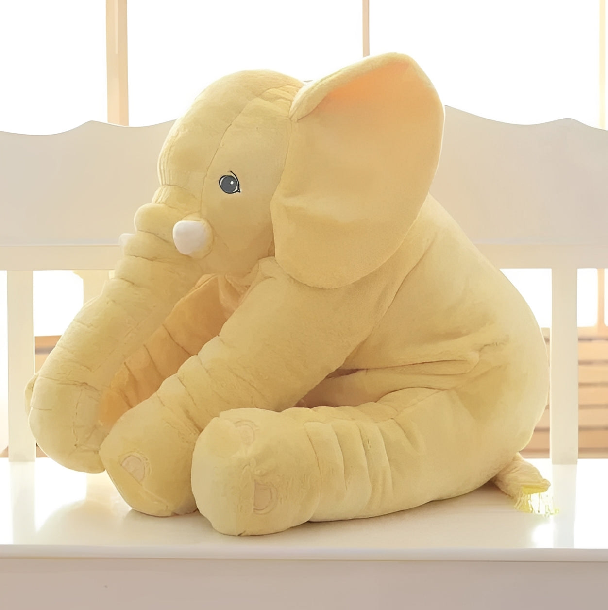 [Hometech] Plush Elephant Pillow with Soft Body Support for Infants