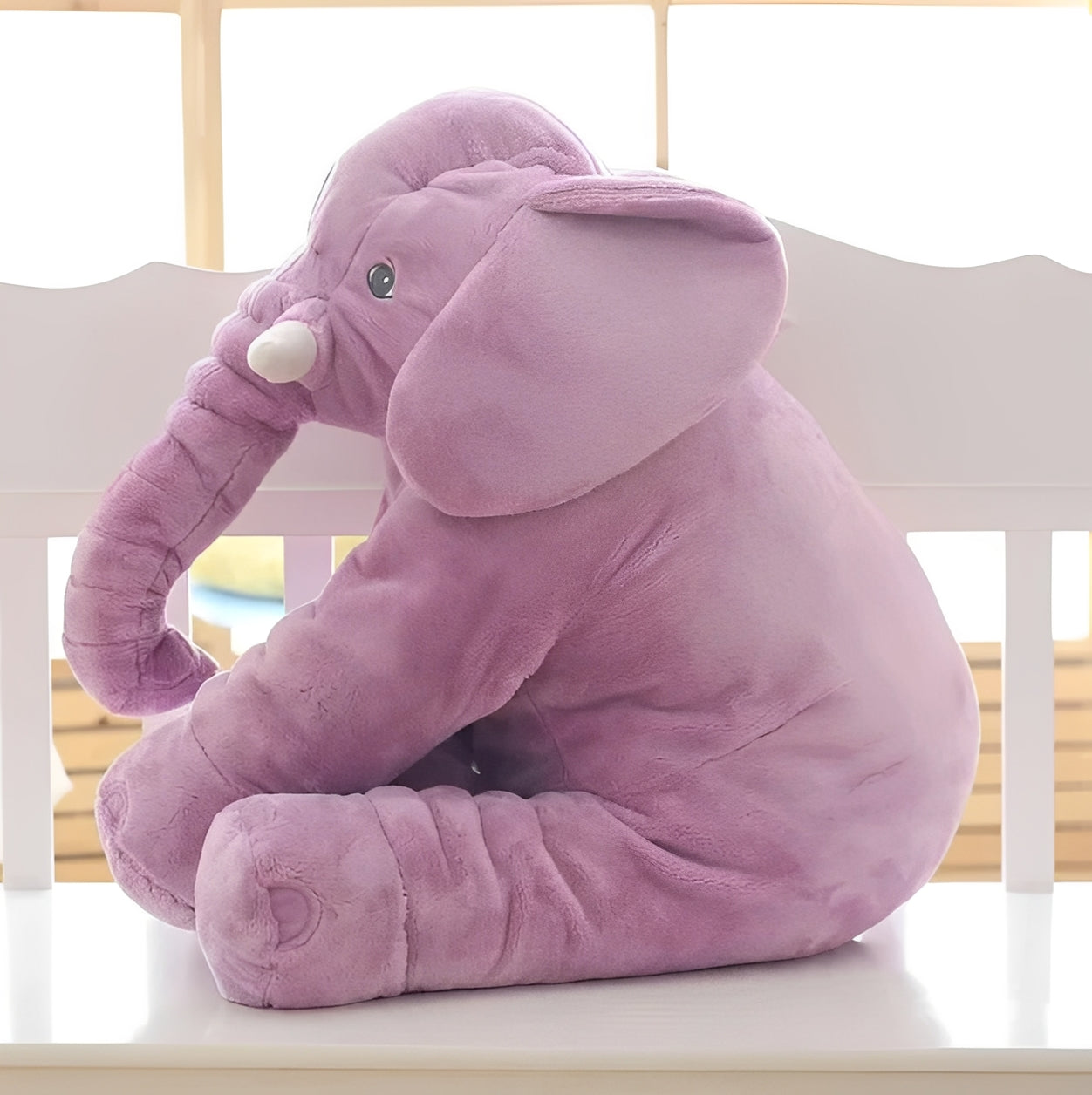 [Hometech] Plush Elephant Pillow with Soft Body Support for Infants