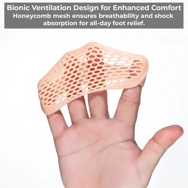 [Hometech] Gel Metatarsal Foot Pads for Forefoot Cushioning and Pressure Support