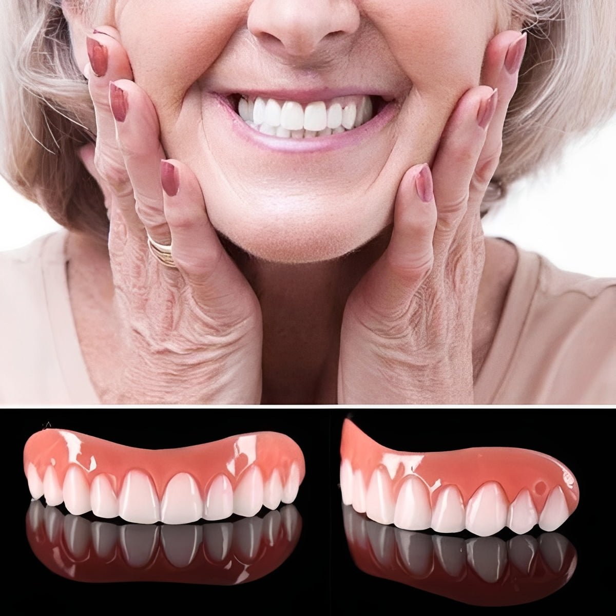 [Hometech] Reusable Artificial Tooth Veneer for Short Term Cosmetic Wear