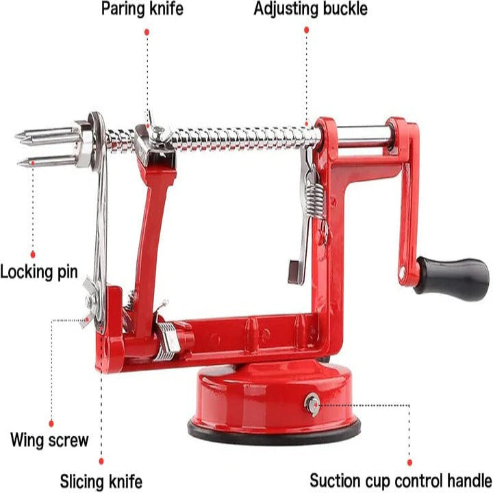 [Hometech] Stainless Steel Apple Peeler and Spiral Slicer for Kitchen Prep