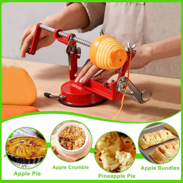 [Hometech] Stainless Steel Apple Peeler and Spiral Slicer for Kitchen Prep