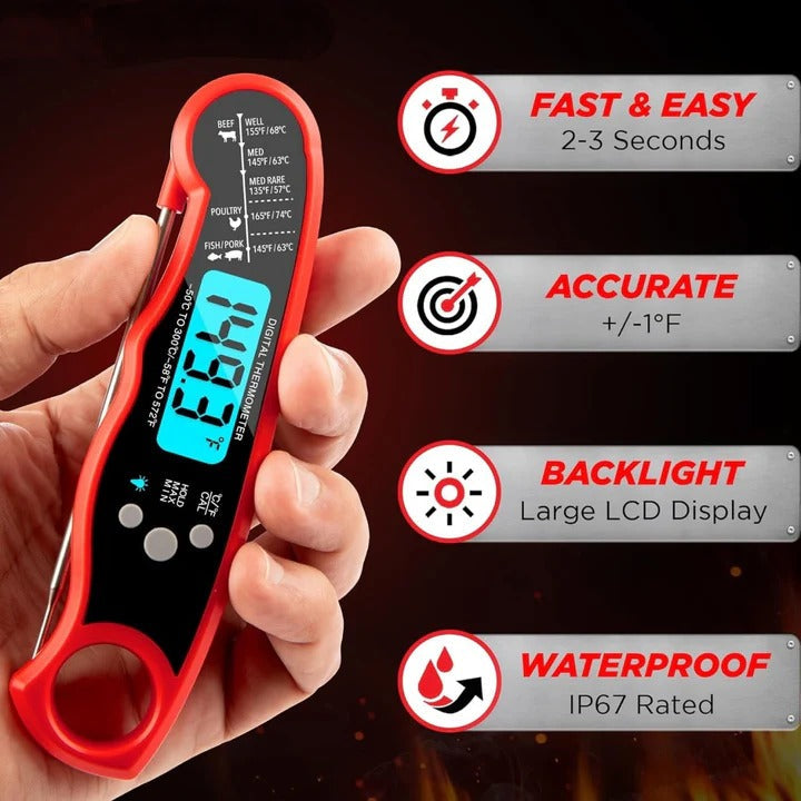 [Hometech] Digital Instant Read Meat Thermometer for Cooking