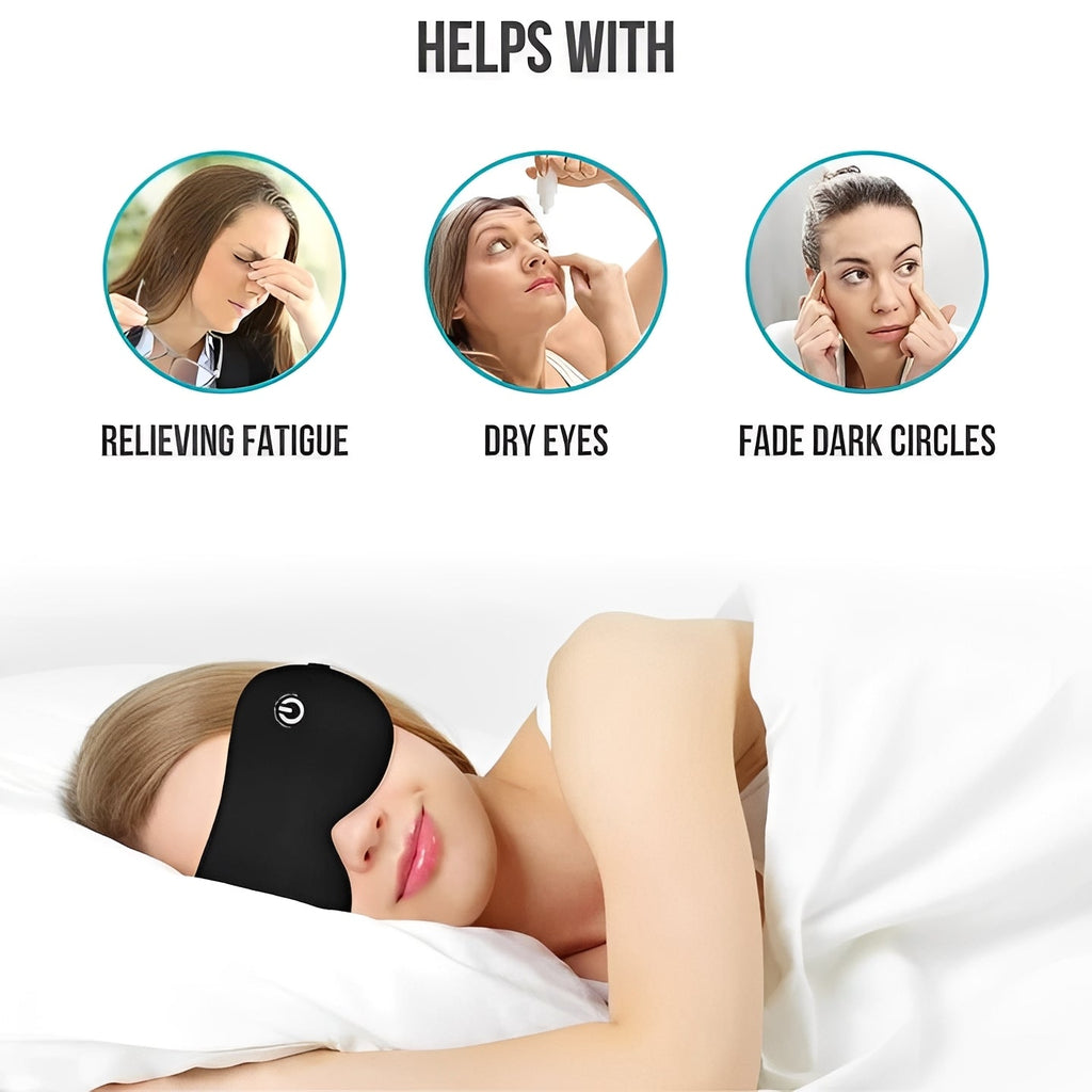 [Hometech] Rechargeable Heated Eye Mask for Relaxation and Sleep Support