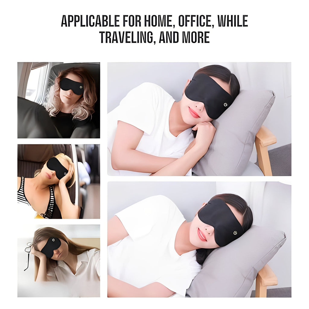[Hometech] Rechargeable Heated Eye Mask for Relaxation and Sleep Support