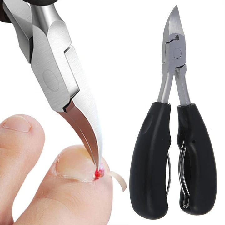 [Hometech] Wide Jaw Nail Clippers for Thick Nails with Built In File