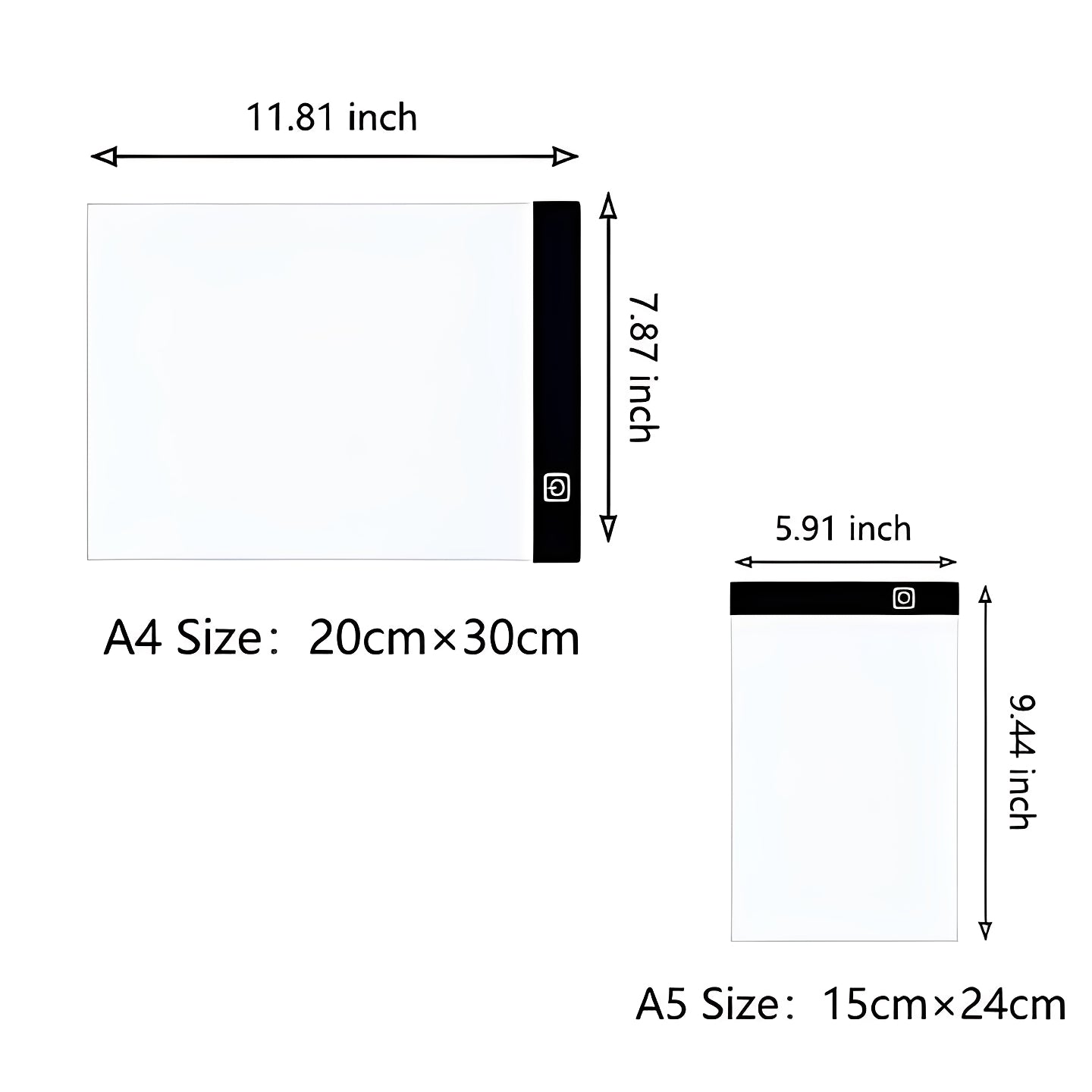 [Hometech] LED Tracing Light Pad with Adjustable Brightness for Drawing and Crafts