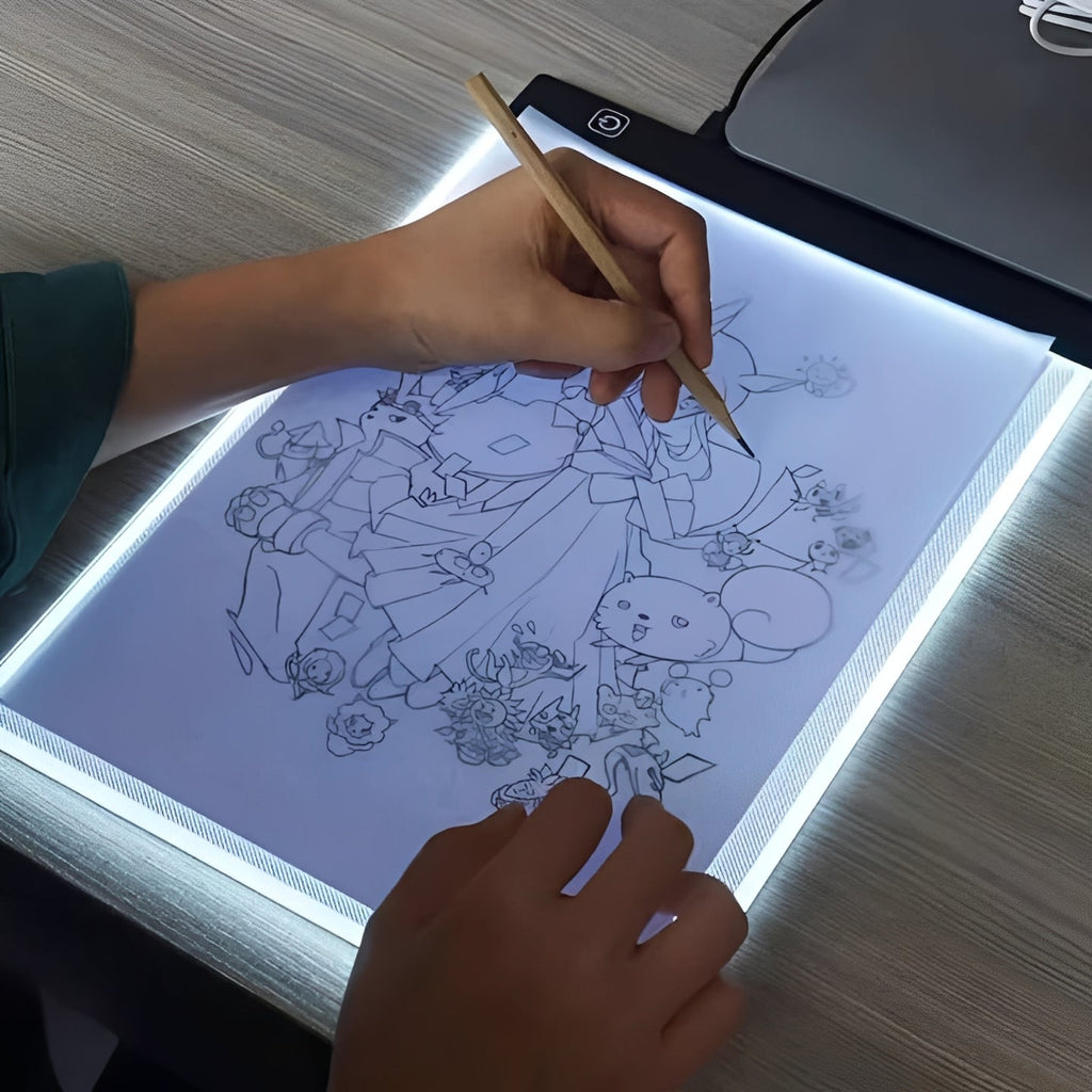 [Hometech] LED Tracing Light Pad with Adjustable Brightness for Drawing and Crafts
