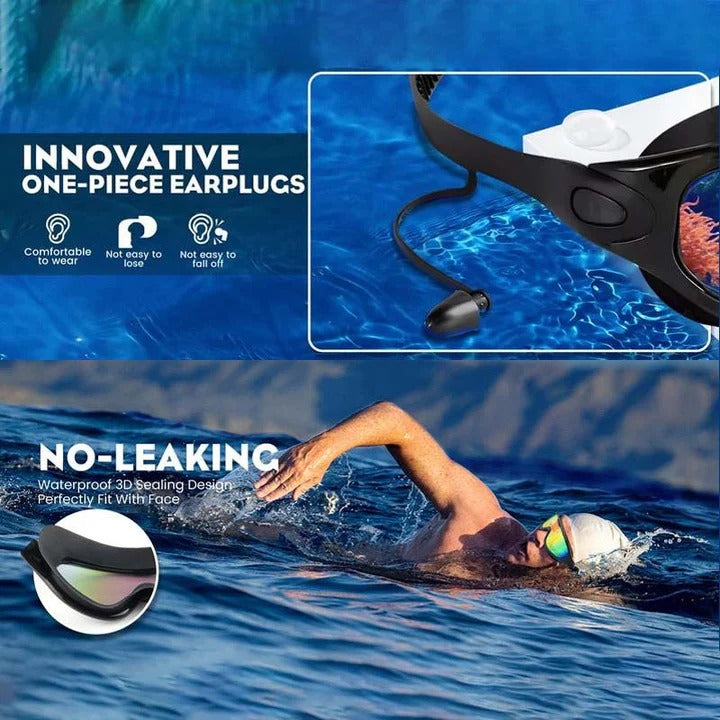 [Hometech] Anti Fog Swimming Goggles with Wide Angle Lens