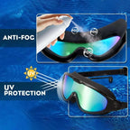 [Hometech] Anti Fog Swimming Goggles with Wide Angle Lens
