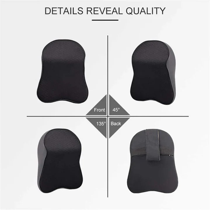 [Hometech] Car Seat Headrest Cushion for Neck Support and Comfort