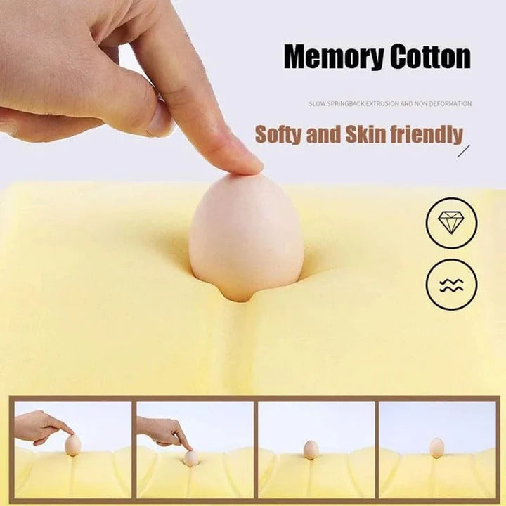 [Hometech] Car Seat Headrest Cushion for Neck Support and Comfort