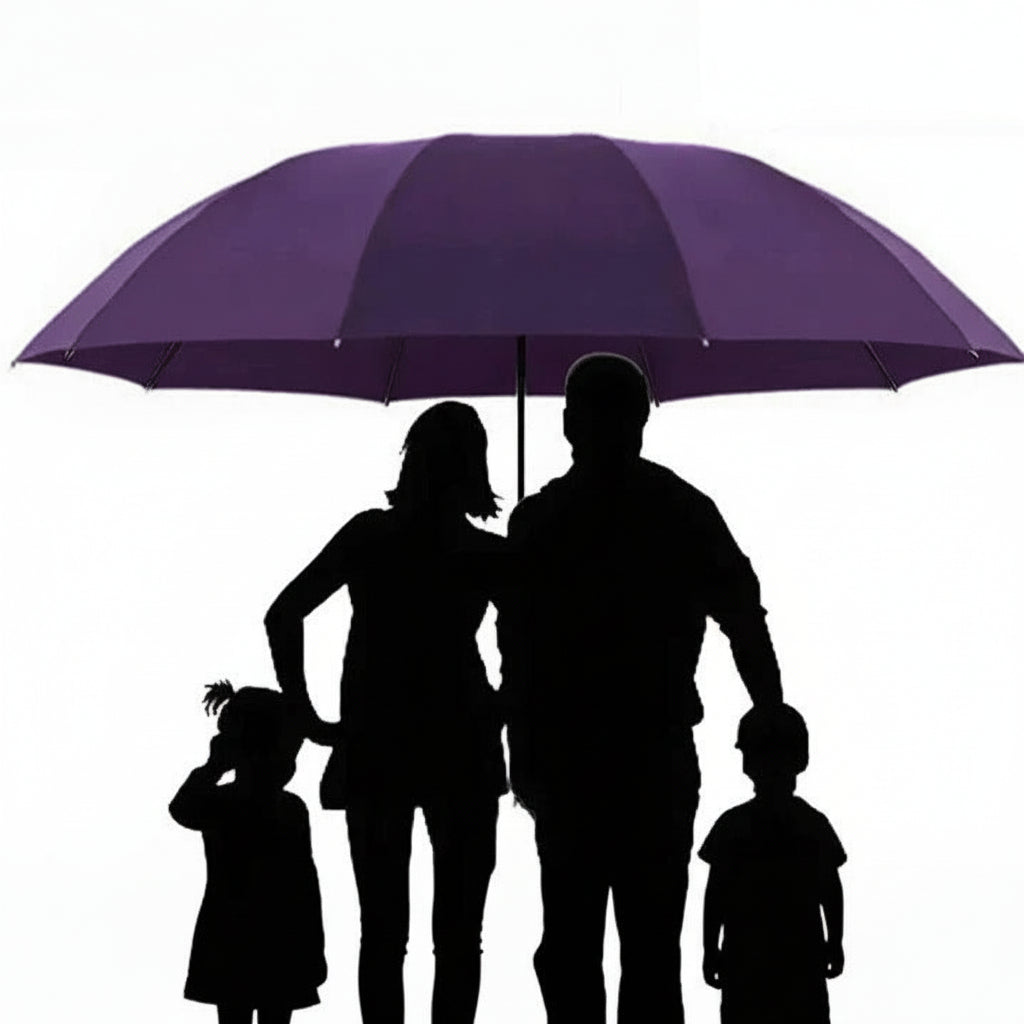 [Hometech] Extra Large Automatic Folding Umbrella with Wide Canopy Coverage