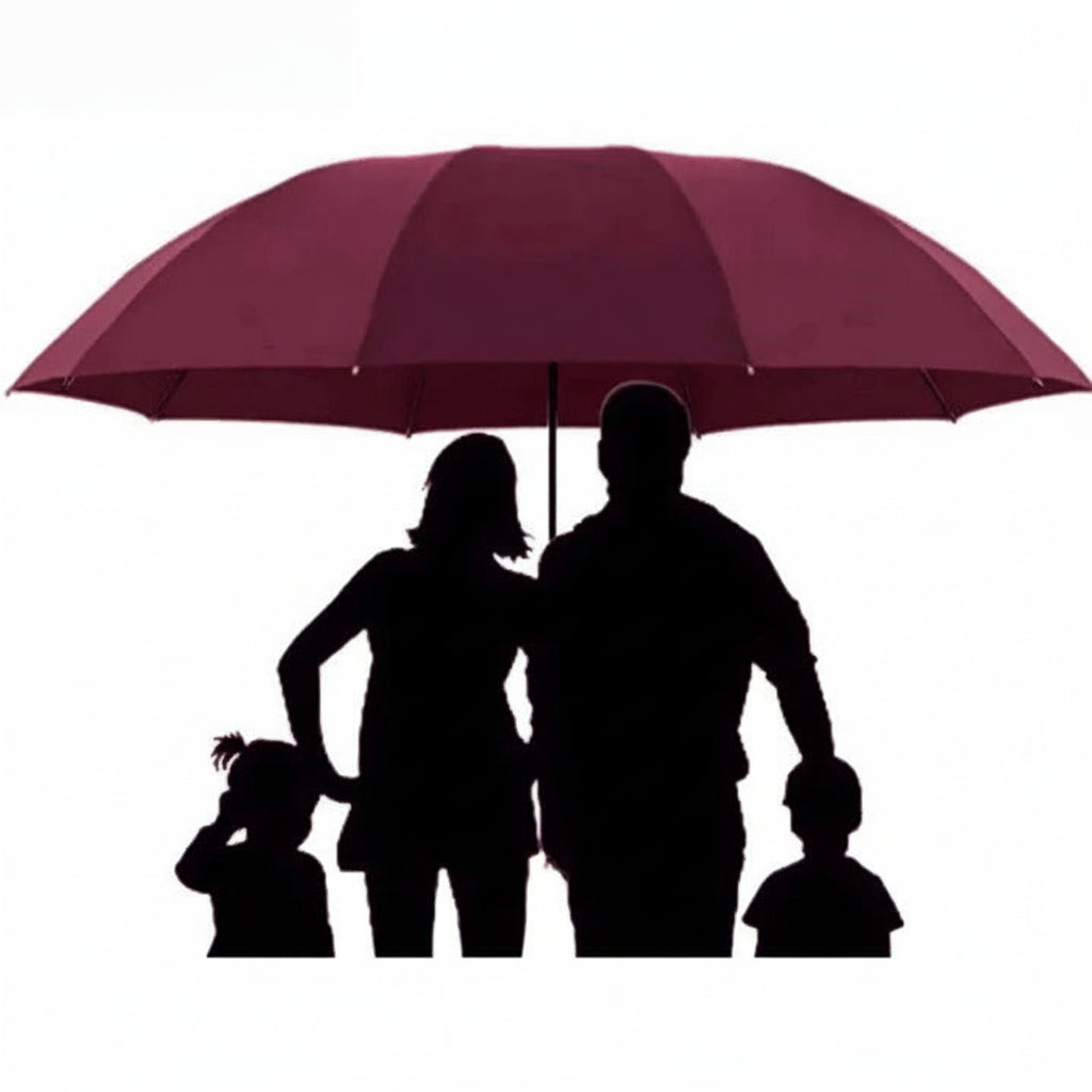 [Hometech] Extra Large Automatic Folding Umbrella with Wide Canopy Coverage