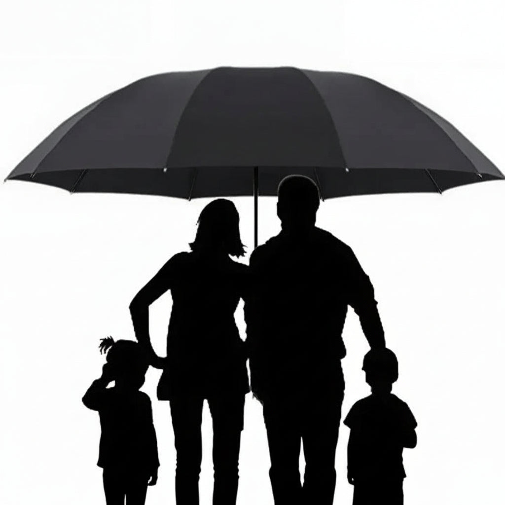 [Hometech] Extra Large Automatic Folding Umbrella with Wide Canopy Coverage