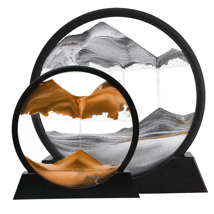 [Hometech] Dynamic Sandscape Art with Flowing Sand Motion