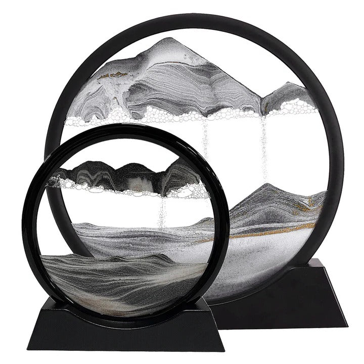 [Hometech] Dynamic Sandscape Art with Flowing Sand Motion