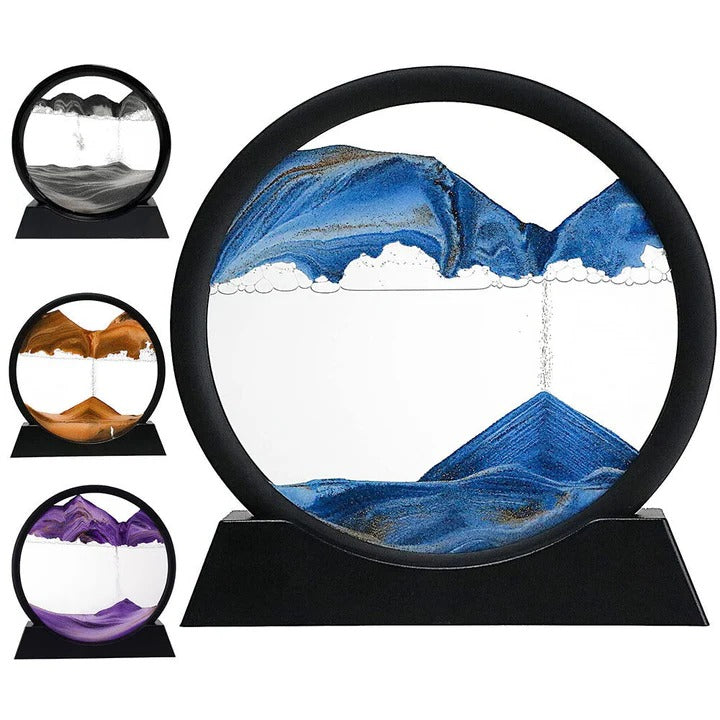 [Hometech] Dynamic Sandscape Art with Flowing Sand Motion