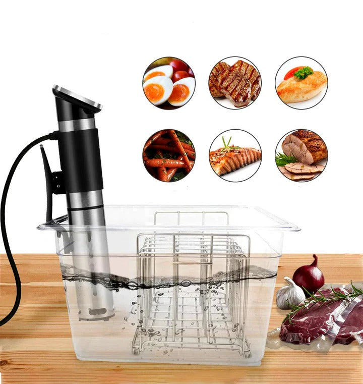 [Hometech] Sous Vide Cooking Container with Lid for Precision Temperature Control