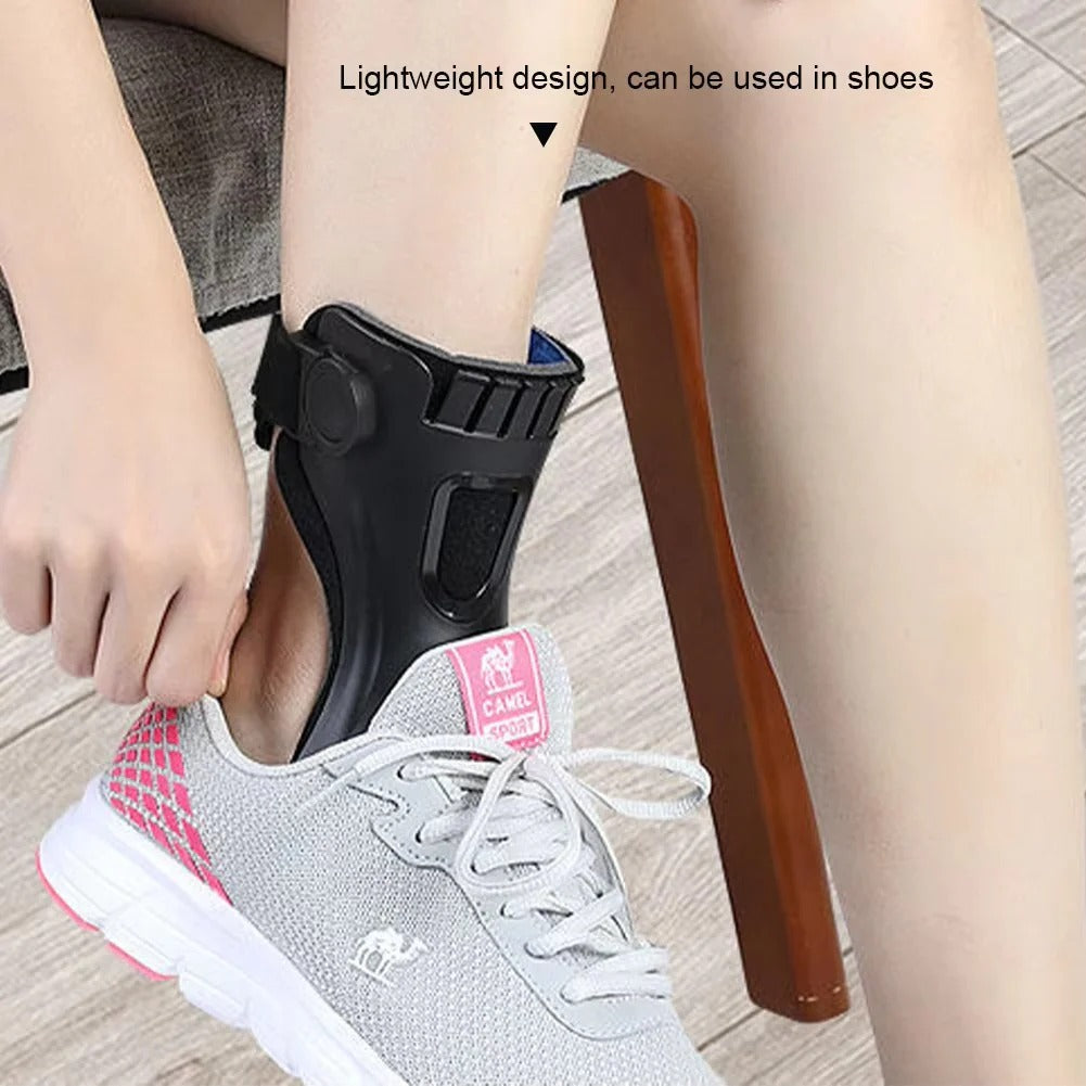 [Hometech] Adjustable Drop Foot Support Brace with Breathable Lining and Toe Lift