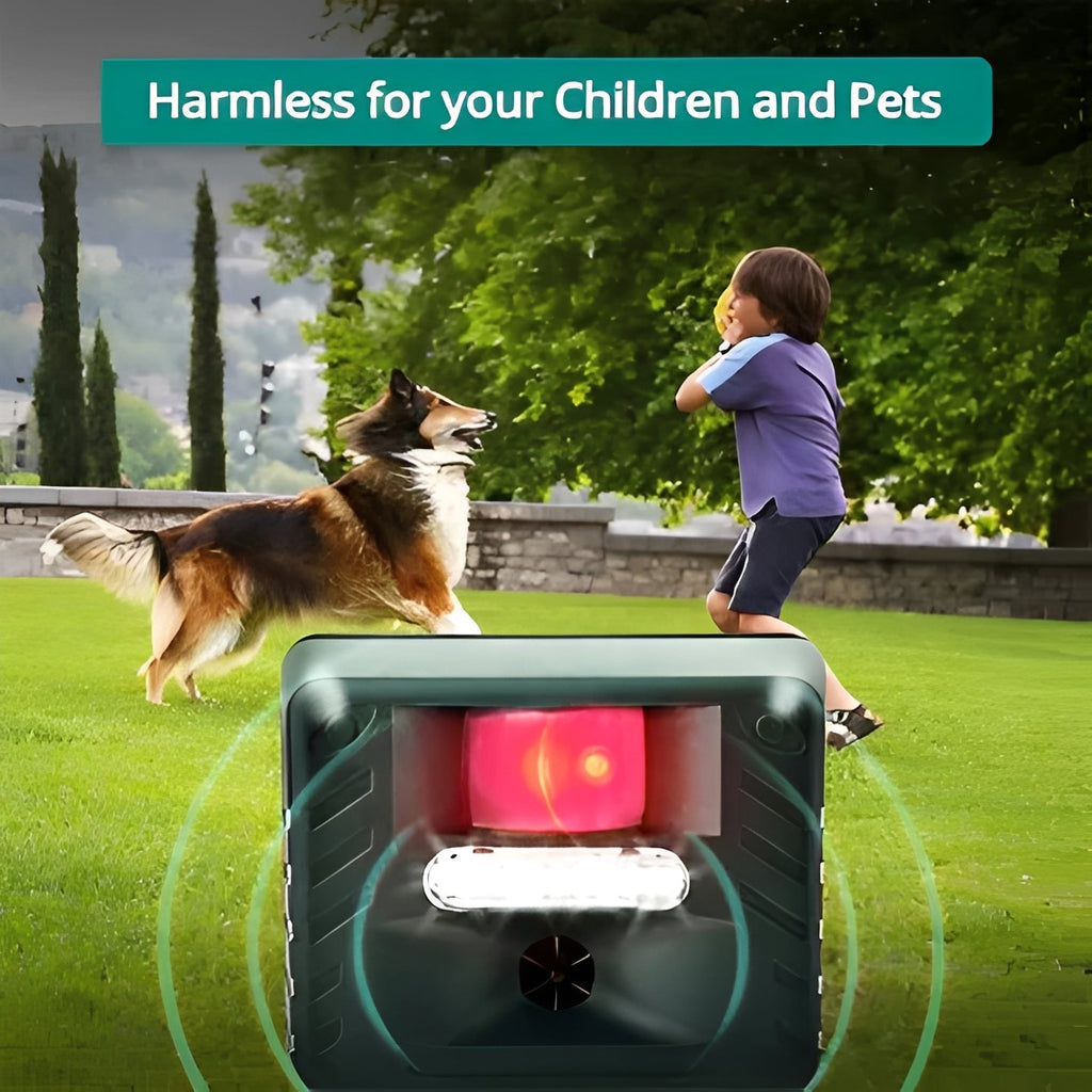 [Hometech] Ultrasonic Woodpecker Deterrent for Outdoor Pest Control