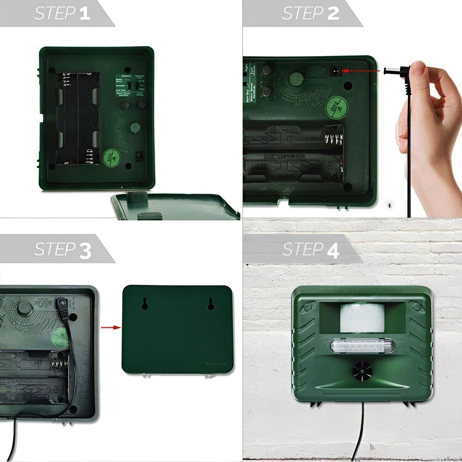 [Hometech] Ultrasonic Woodpecker Deterrent for Outdoor Pest Control
