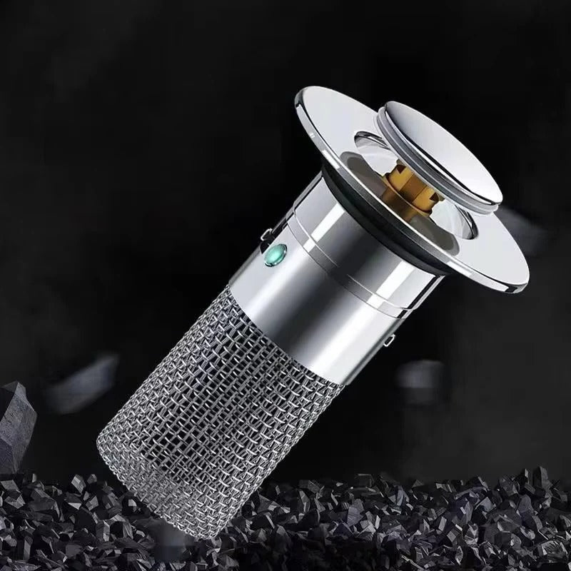 [Hometech] Pop Up Sink Drain Plug with Hair and Debris Catcher for Bathroom and Kitchen