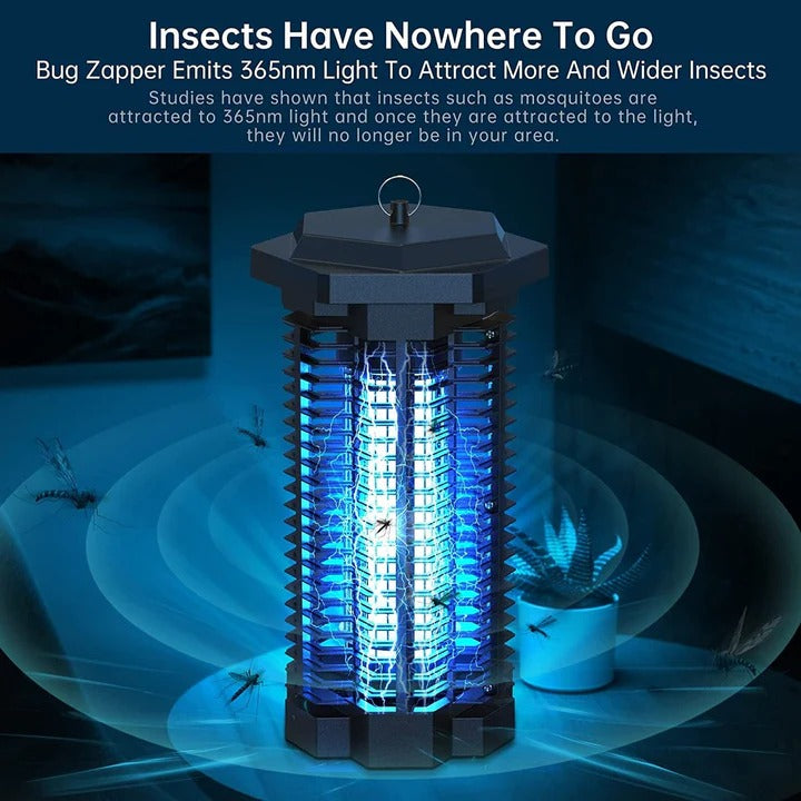[Hometech] Electric Insect Zapper with UV Light and Collection Tray