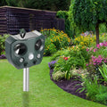 [Hometech] Ultrasonic Solar Powered Animal Repeller for Outdoor Use