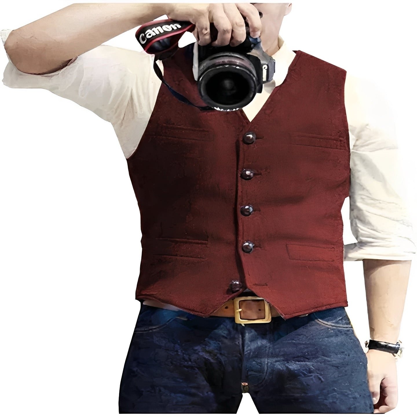 [Hometech] Classic Waistcoat Vest for Formal and Casual Wear