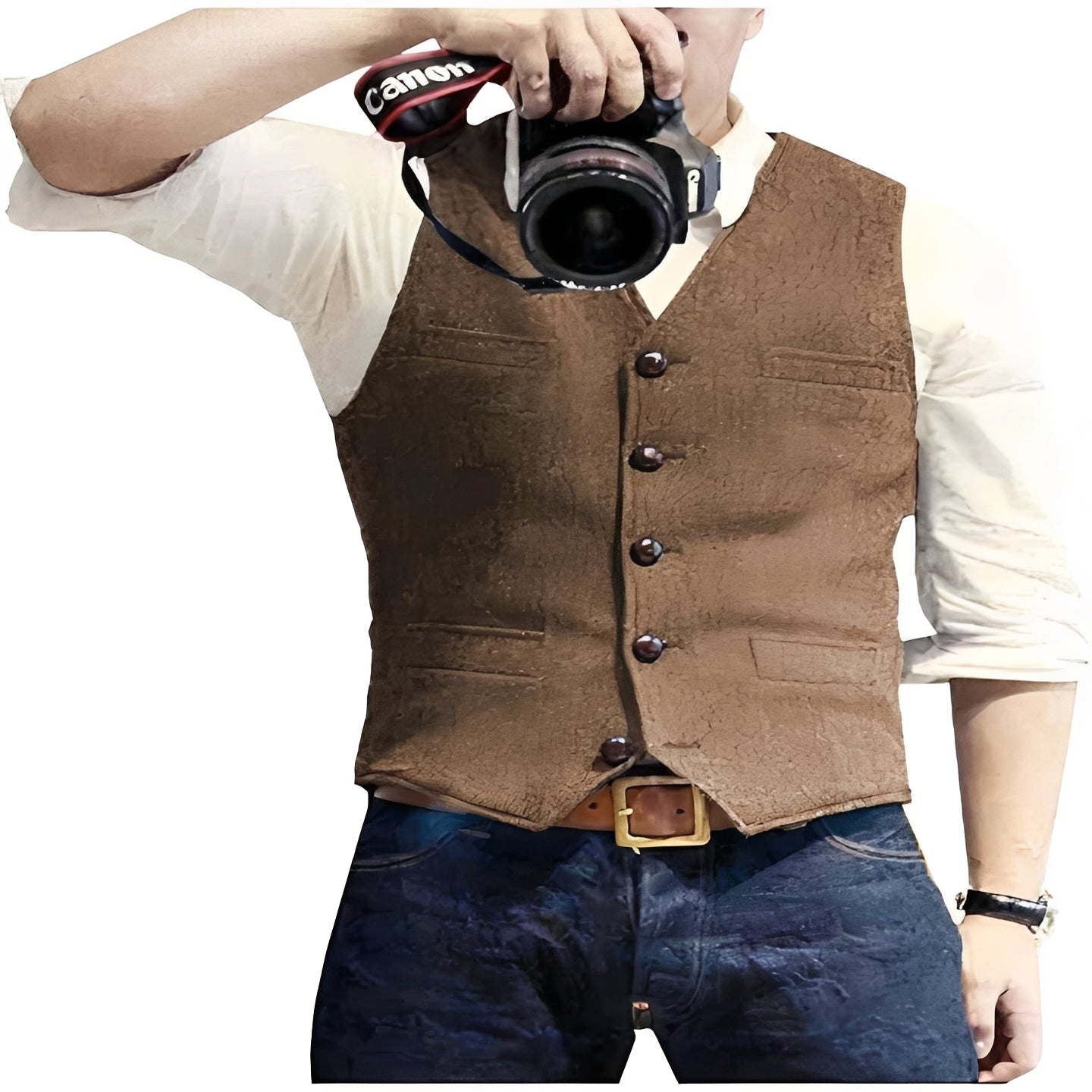 [Hometech] Classic Waistcoat Vest for Formal and Casual Wear