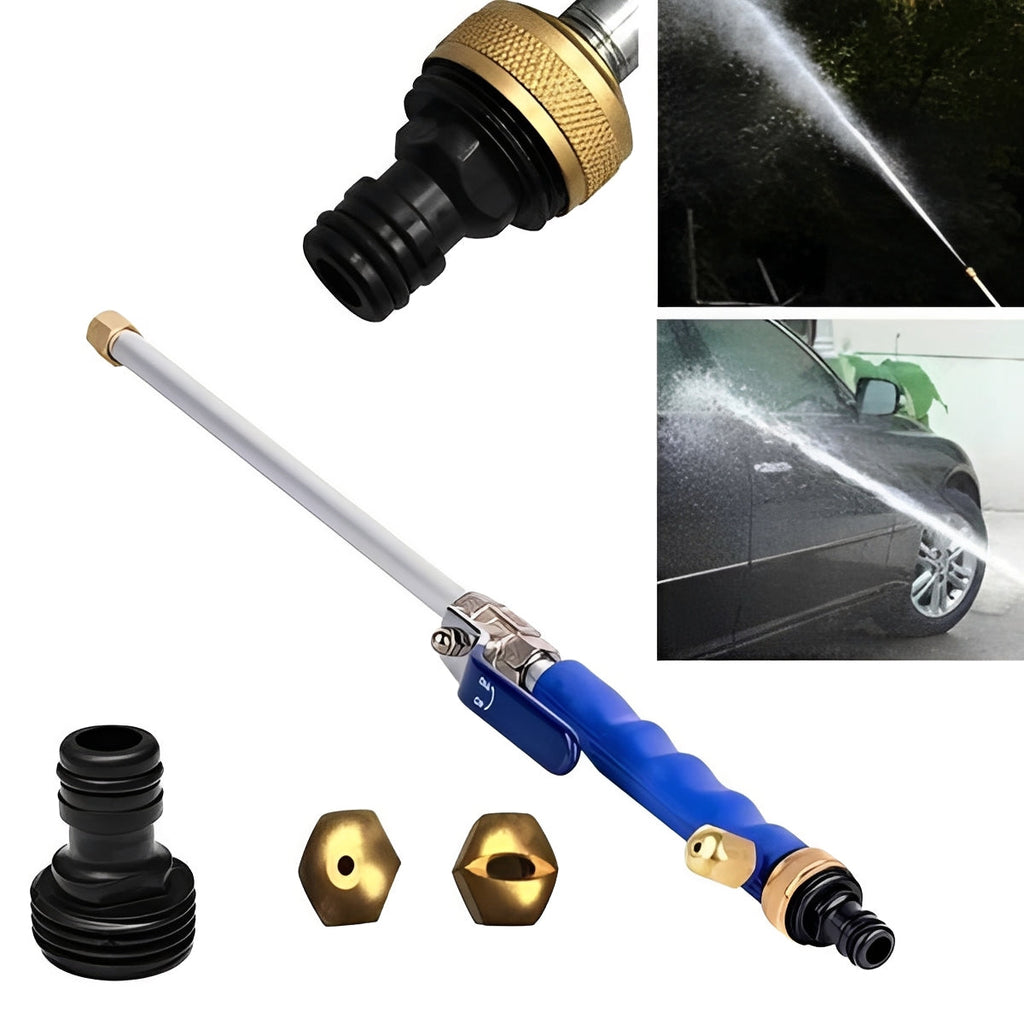 [Hometech] Dual Function  Pressure Washer for Cleaning, 8m Spray Reach, Brass Connector