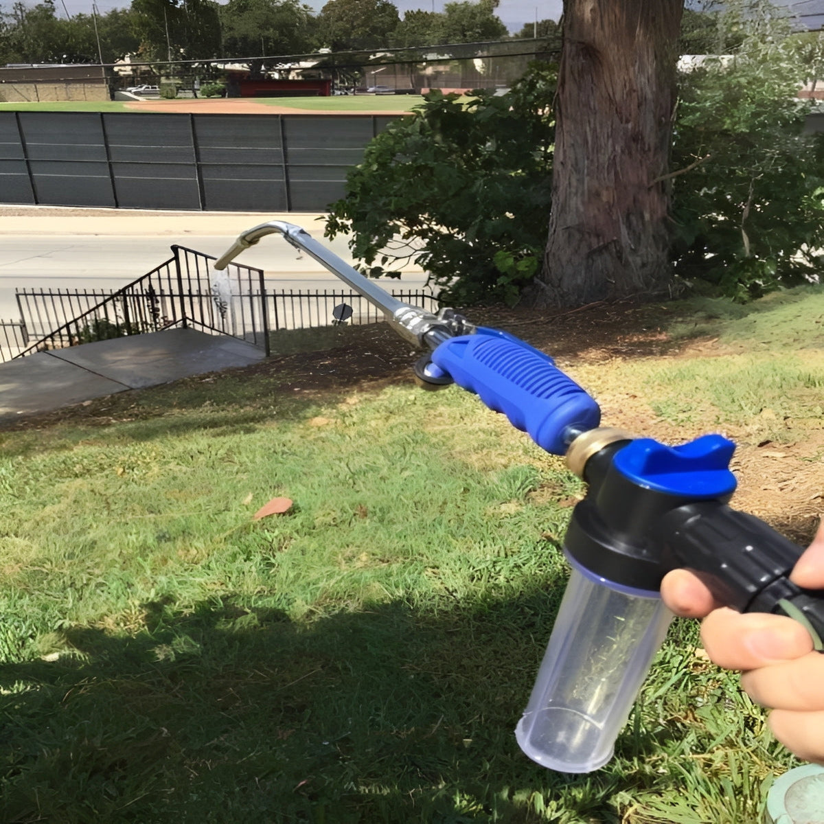 [Hometech] Dual Function  Pressure Washer for Cleaning, 8m Spray Reach, Brass Connector