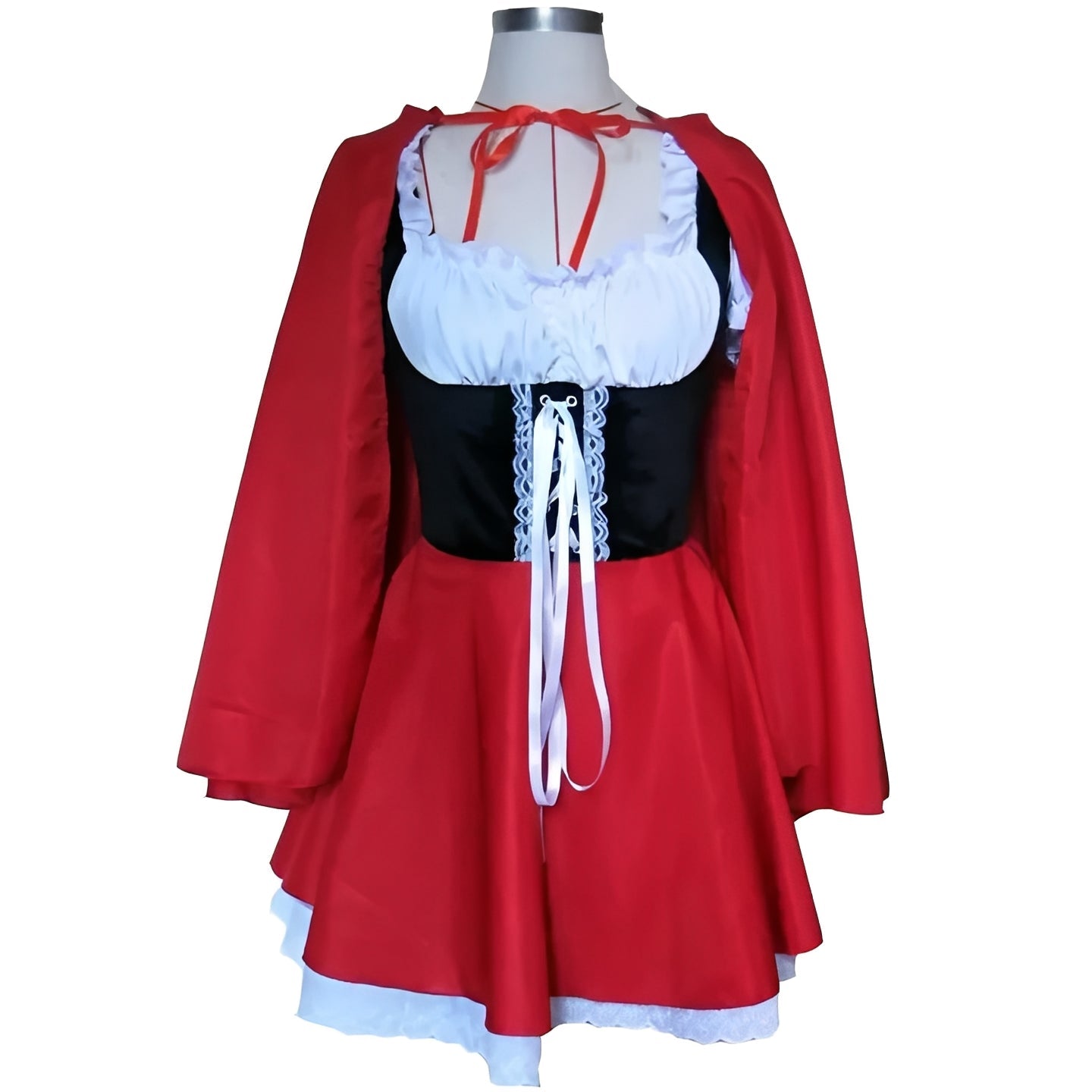 [Hometech] Little Red Hood Costume Dress for Women