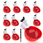 [Hometech] Automatic Chicken Waterer Set, Set of 10