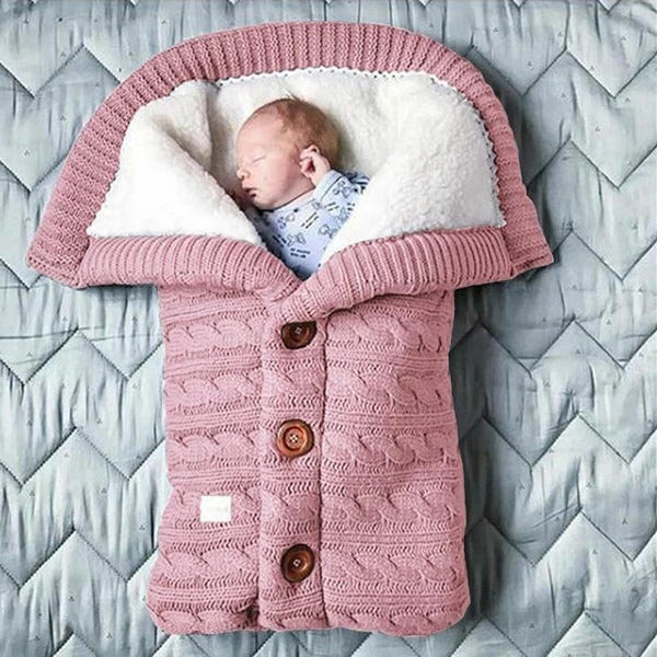 [Hometech] Soft Fleece Baby Blanket for Infants