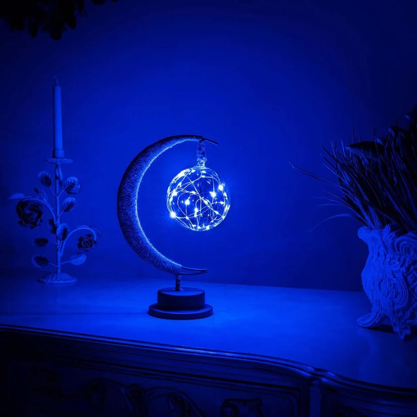 [Hometech] 3D Moon Lamp with Detailed Celestial Surface Design
