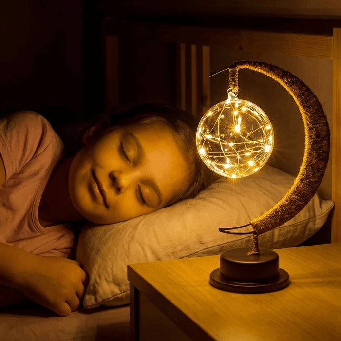 [Hometech] 3D Moon Lamp with Detailed Celestial Surface Design