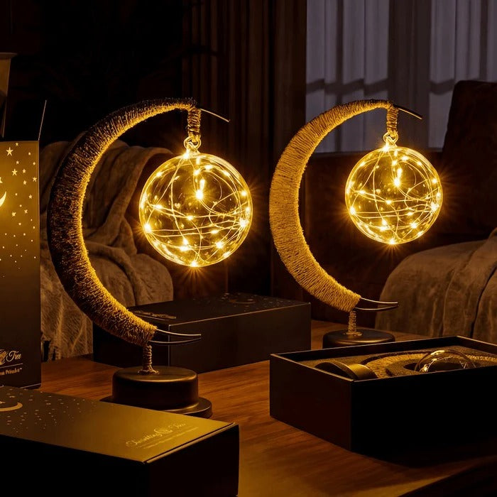[Hometech] 3D Moon Lamp with Detailed Celestial Surface Design